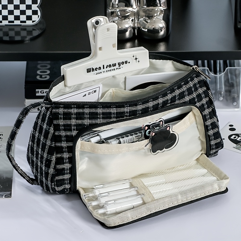 New Portable Pencil Case, Larg - đánh giá và giá Travel Accessories Toiletry Bag
