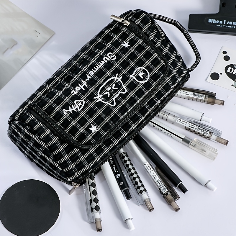 New Portable Pencil Case, Larg - đánh giá và giá Travel Accessories Toiletry Bag