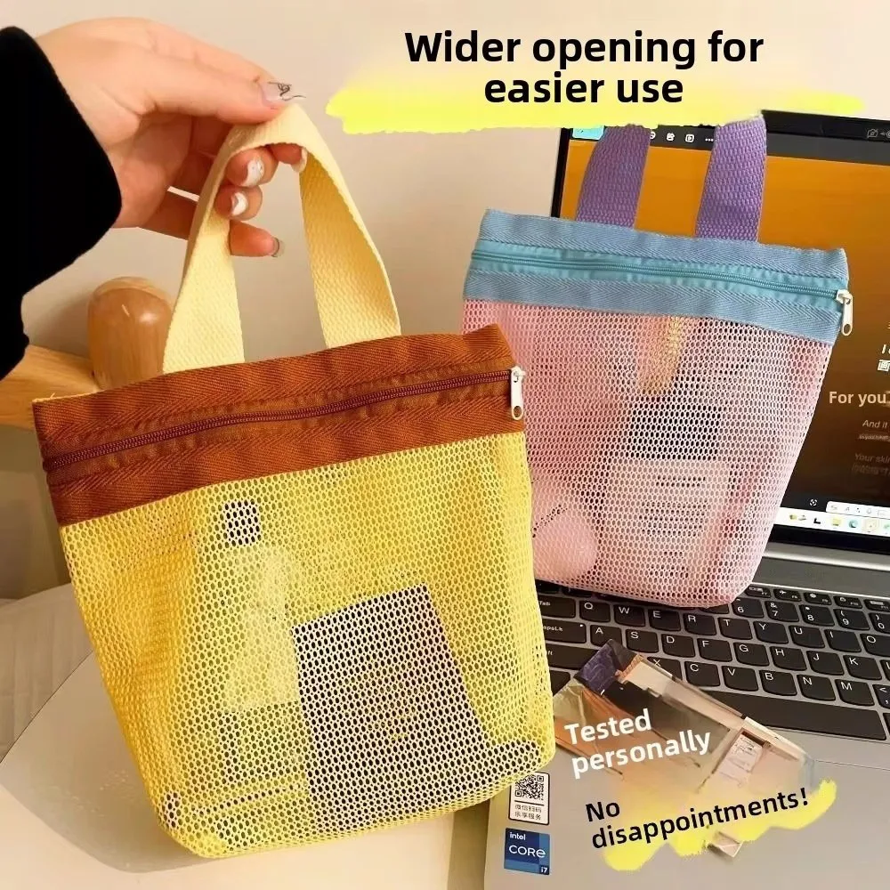 Large Capacity Transparent Mes - đánh giá và giá Travel Accessories Toiletry Bag