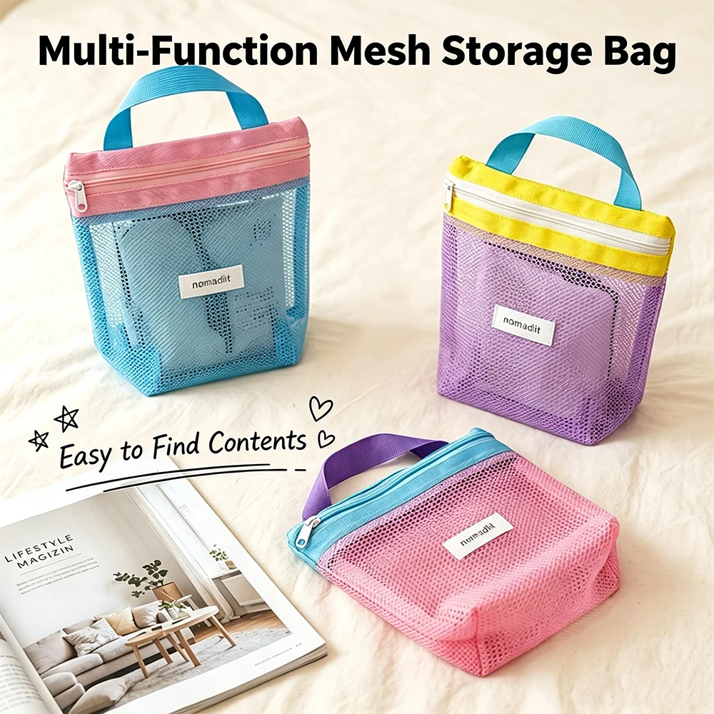 Large Capacity Transparent Mes - đánh giá và giá Travel Accessories Toiletry Bag