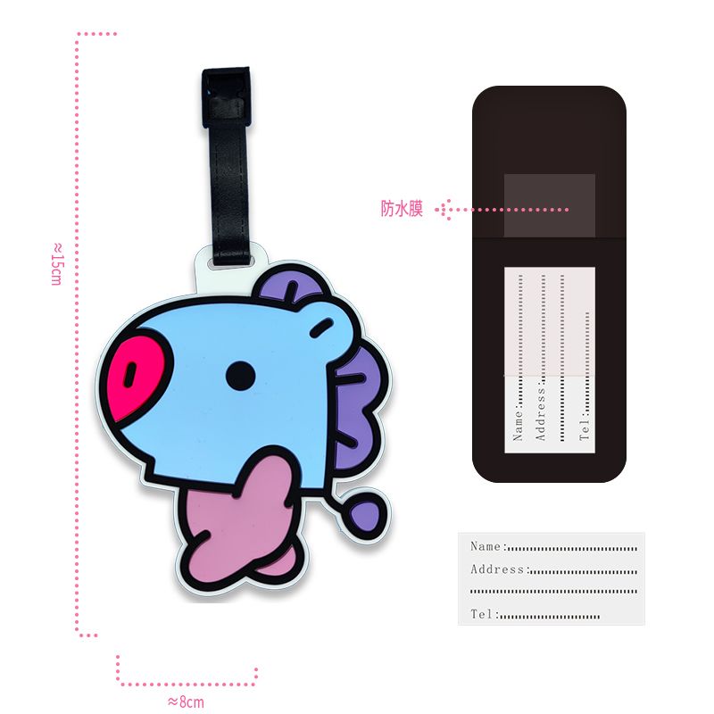 BT21 cartoon cute keychain Kaw - đánh giá và giá Travel Accessories Kit