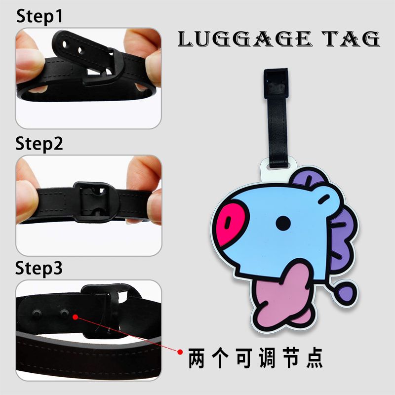 BT21 cartoon cute keychain Kaw - đánh giá và giá Travel Accessories Kit