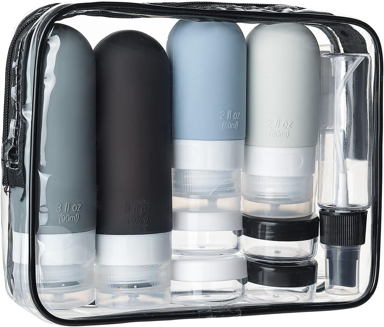 16Pcs Travel Containers Leak-P - đánh giá và giá Travel Accessories Toiletry Bag