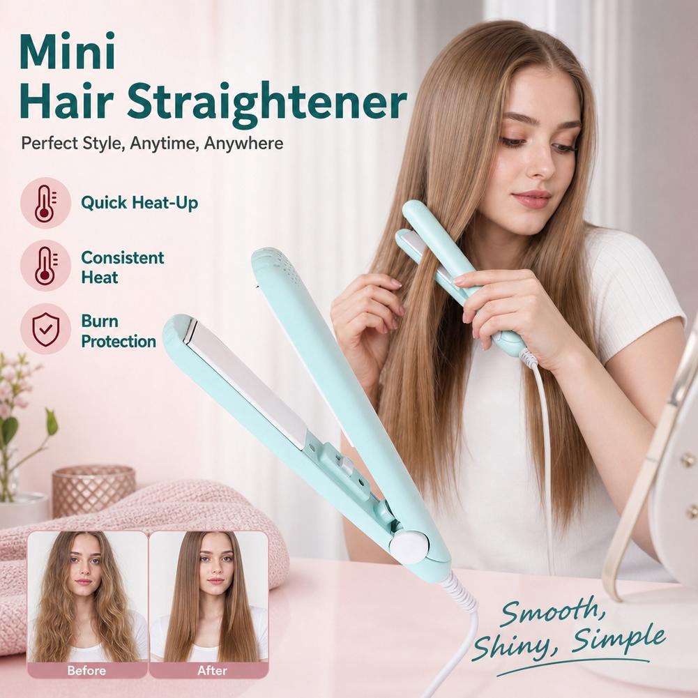 New Mini Hair Straightener Fla - đánh giá và giá Mini Iron Travel
