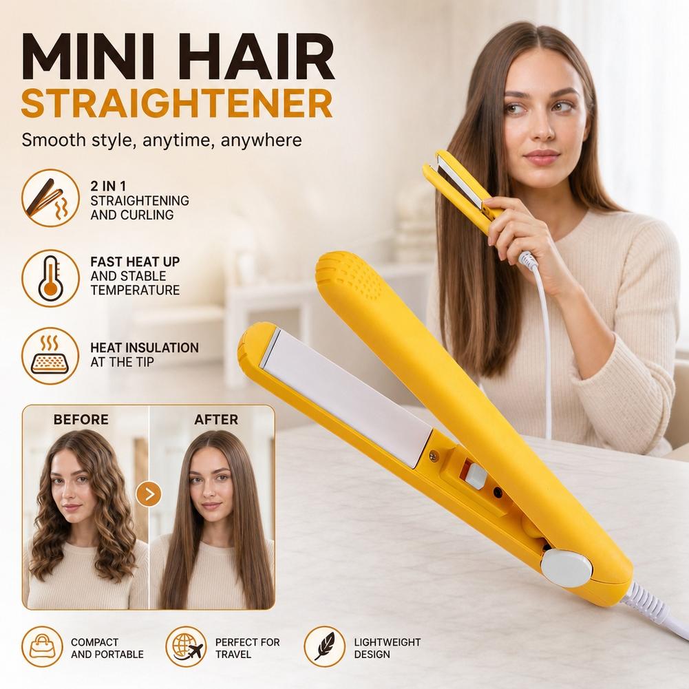 New Mini Hair Straightener Fla - đánh giá và giá Mini Iron Travel