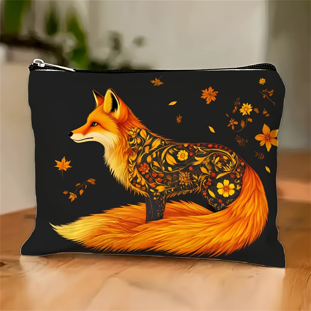 A Fox and Floral Pattern Makeu - đánh giá và giá Travel Accessories Jewelry